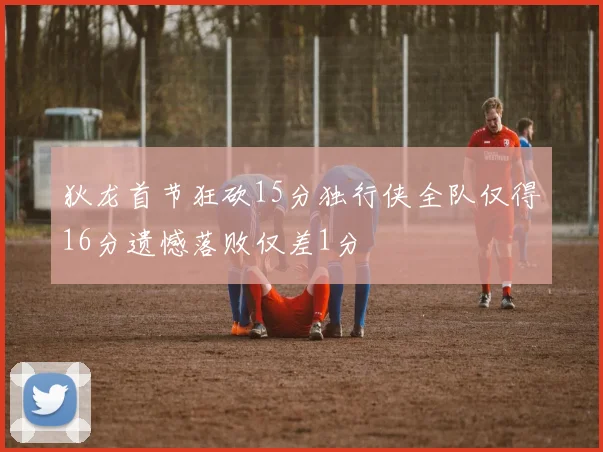 狄龙首节狂砍15分独行侠全队仅得16分遗憾落败仅差1分